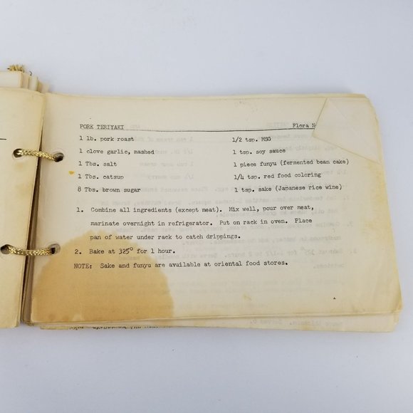 Vint Cooking Around The Square Second Time Around Recipe Cookbook Group Handmade - Picture 6 of 10